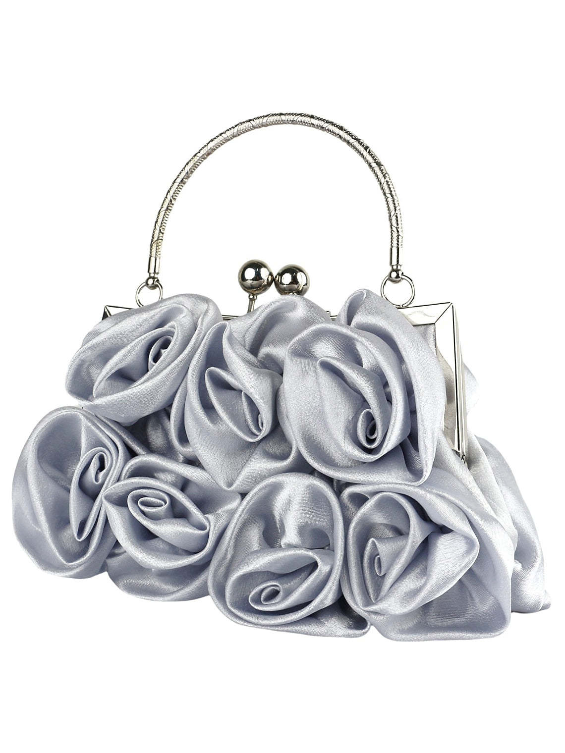 Solid Color Alloy Chain Handbags and Evening Bags in Polyester