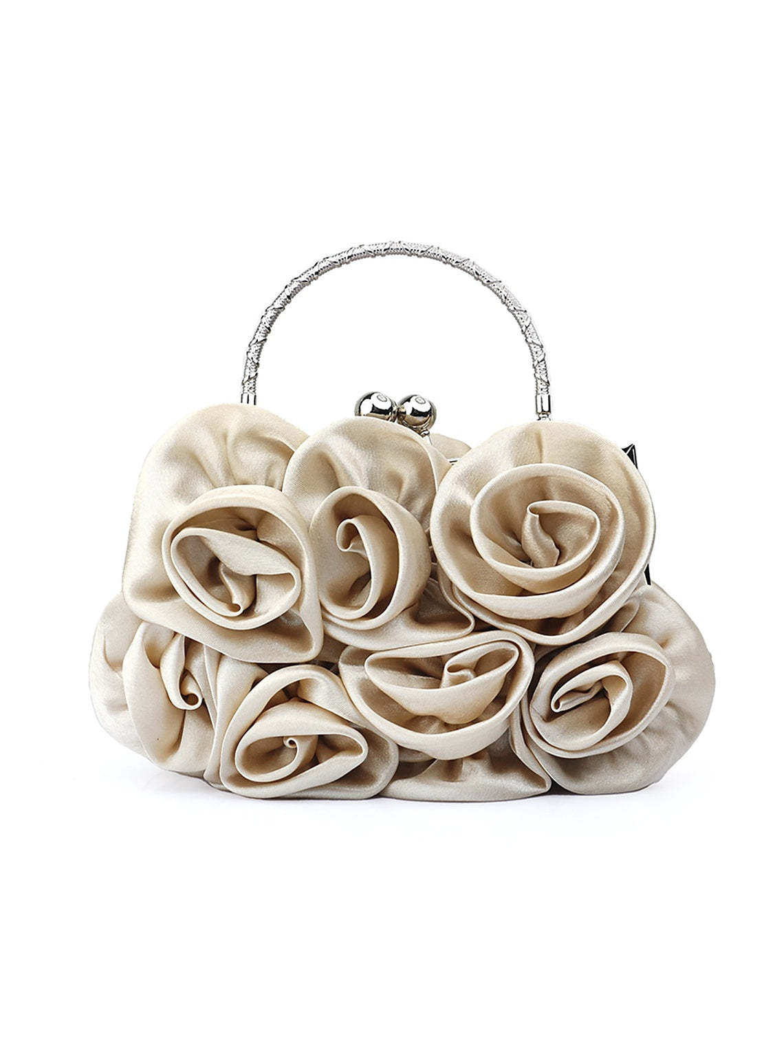 Solid Color Alloy Chain Handbags and Evening Bags in Polyester