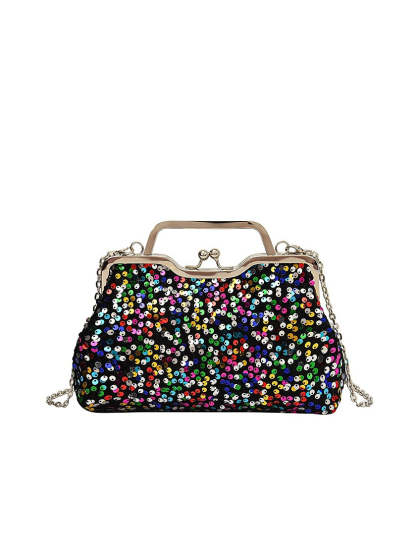 Solid Color Sequin Clutch Bags – Large, Synthetic, and Anti-Dust