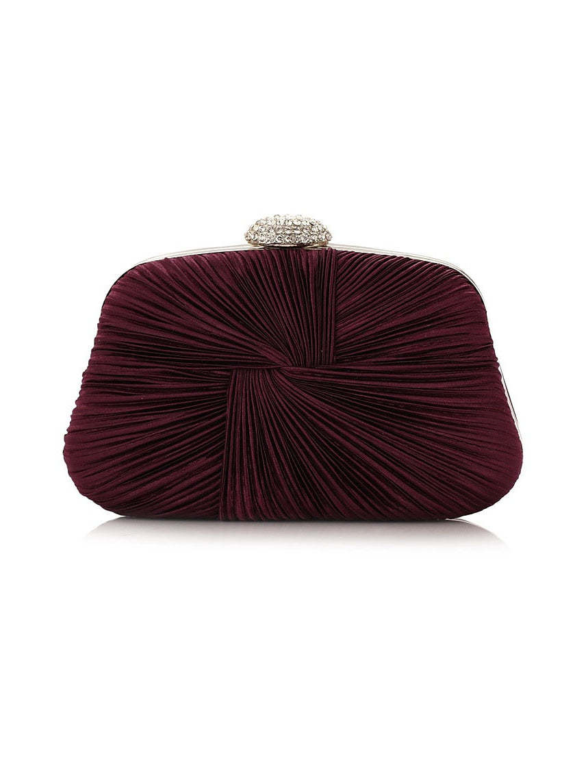 Chain Clutch Bags for Weddings and Parties in Polyester