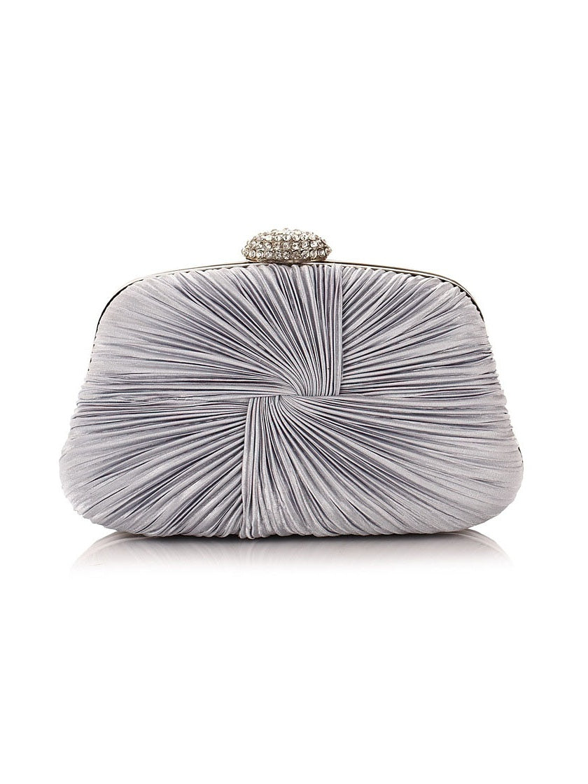 Chain Clutch Bags for Weddings and Parties in Polyester