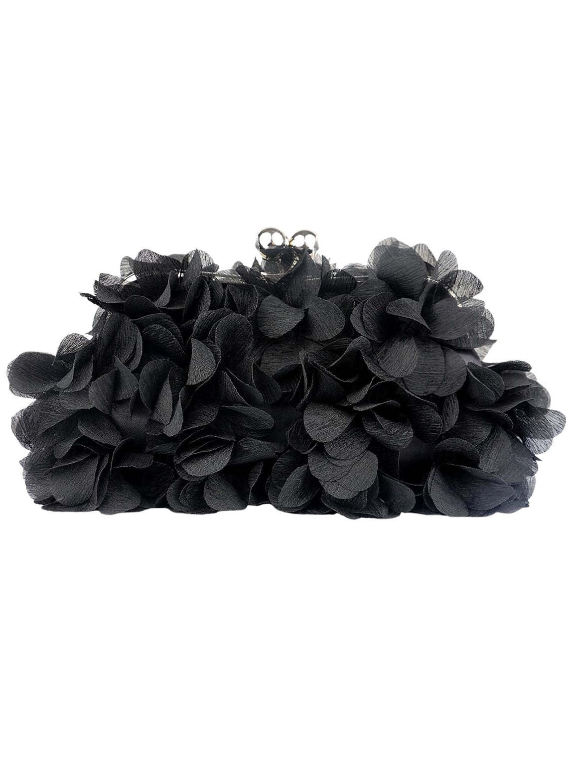 Rhinestone Chain Clutch Bags in Solid Satin Colors