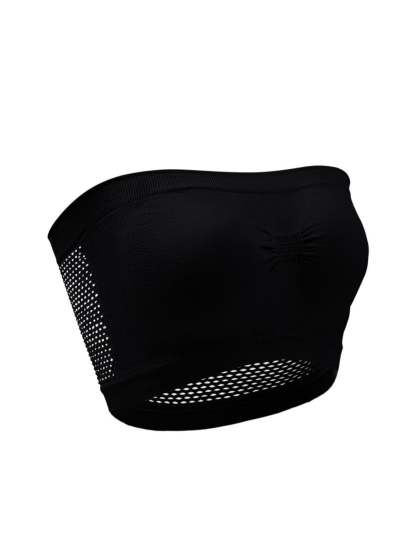 Strapless Solid Color Bra for Women, Breathable Everyday Wear