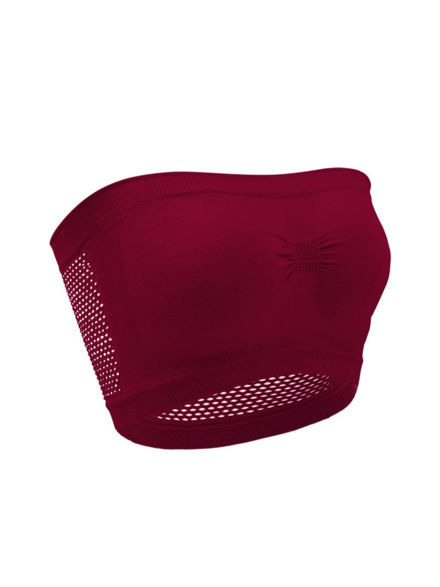 Strapless Solid Color Bra for Women, Breathable Everyday Wear