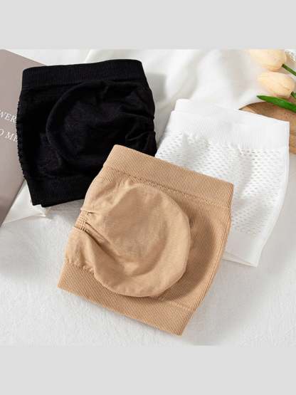 Strapless Solid Color Bra for Women, Breathable Everyday Wear