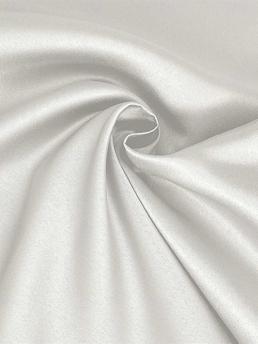 V-Neck A-Line Princess Wedding Dress in Satin with Half Sleeves and Tea-Length Draping