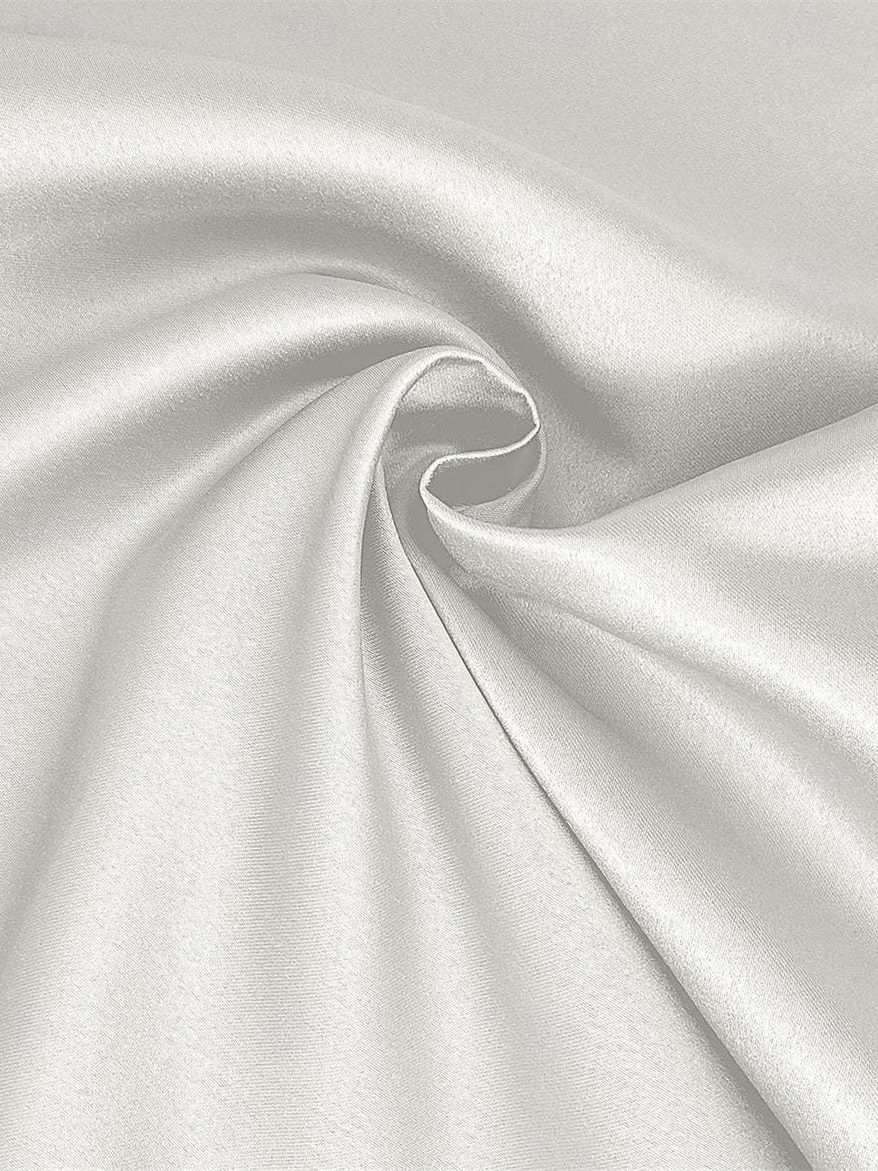 V-Neck A-Line Princess Wedding Dress in Satin with Half Sleeves and Tea-Length Draping