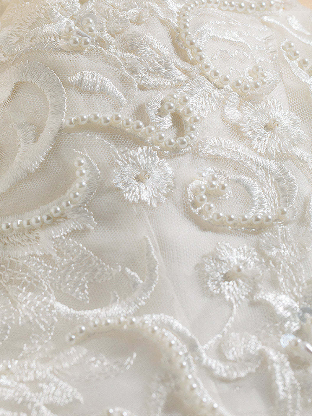 Unique Floor-Length A-Line Wedding Dress with Deep V-Neck, Sleeveless Princess Cut and Split Side, Featuring Appliques & Lace-BMbridal.UK