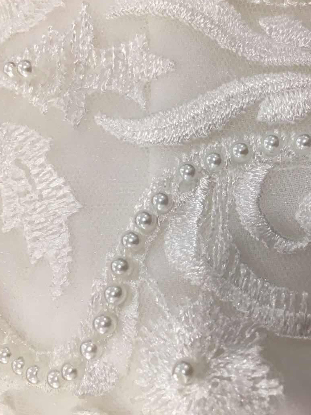 Unique Floor-Length A-Line Wedding Dress with Deep V-Neck, Sleeveless Princess Cut and Split Side, Featuring Appliques & Lace-BMbridal.UK