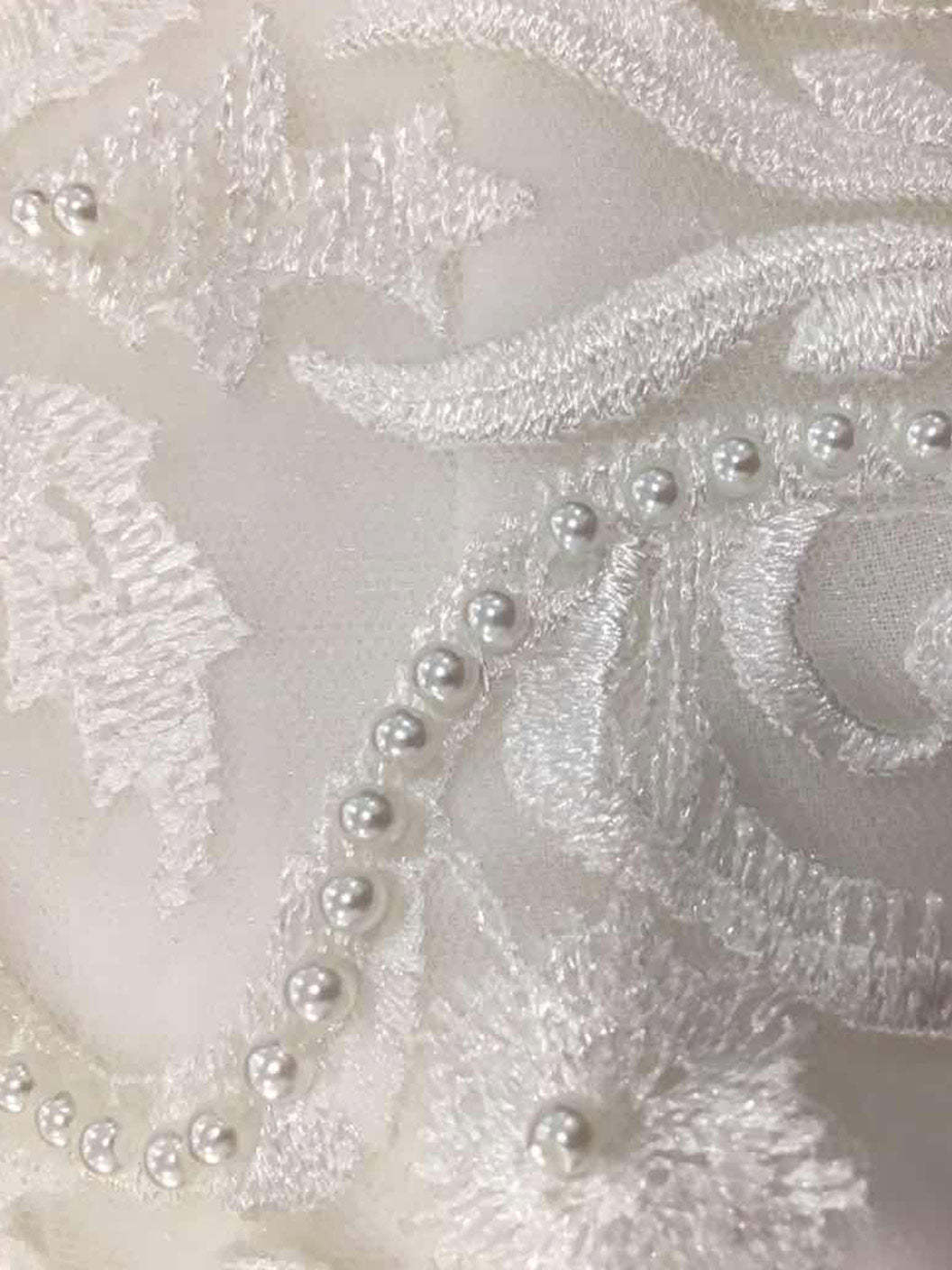 Unique Floor-Length A-Line Wedding Dress with Deep V-Neck, Sleeveless Princess Cut and Split Side, Featuring Appliques & Lace-BMbridal.UK