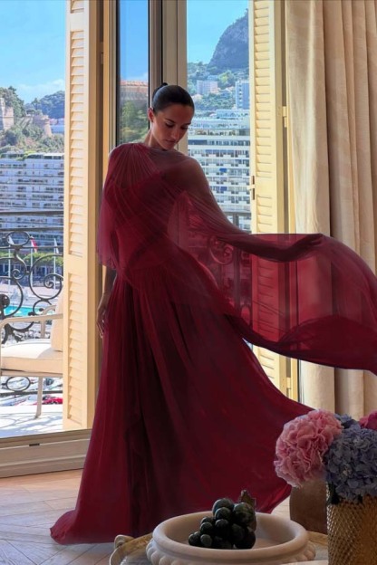 Strapless Sleeveless Long A Line Prom Dress With Pleated Tulle