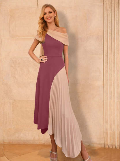 Asymmetrical A-Line/Princess Mother of the Bride Dresses Featuring Ruffles