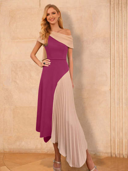 Asymmetrical A-Line/Princess Mother of the Bride Dresses Featuring Ruffles