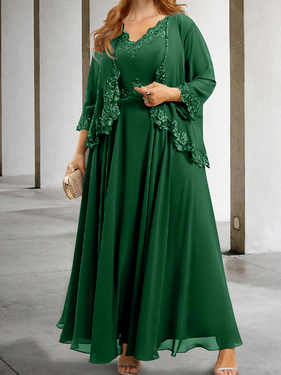 Mother of the Bride A-Line/Princess Dresses Featuring Applique & Sequins