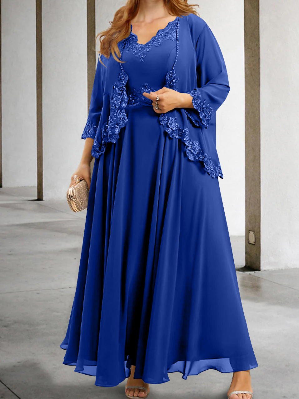 Mother of the Bride A-Line/Princess Dresses Featuring Applique & Sequins