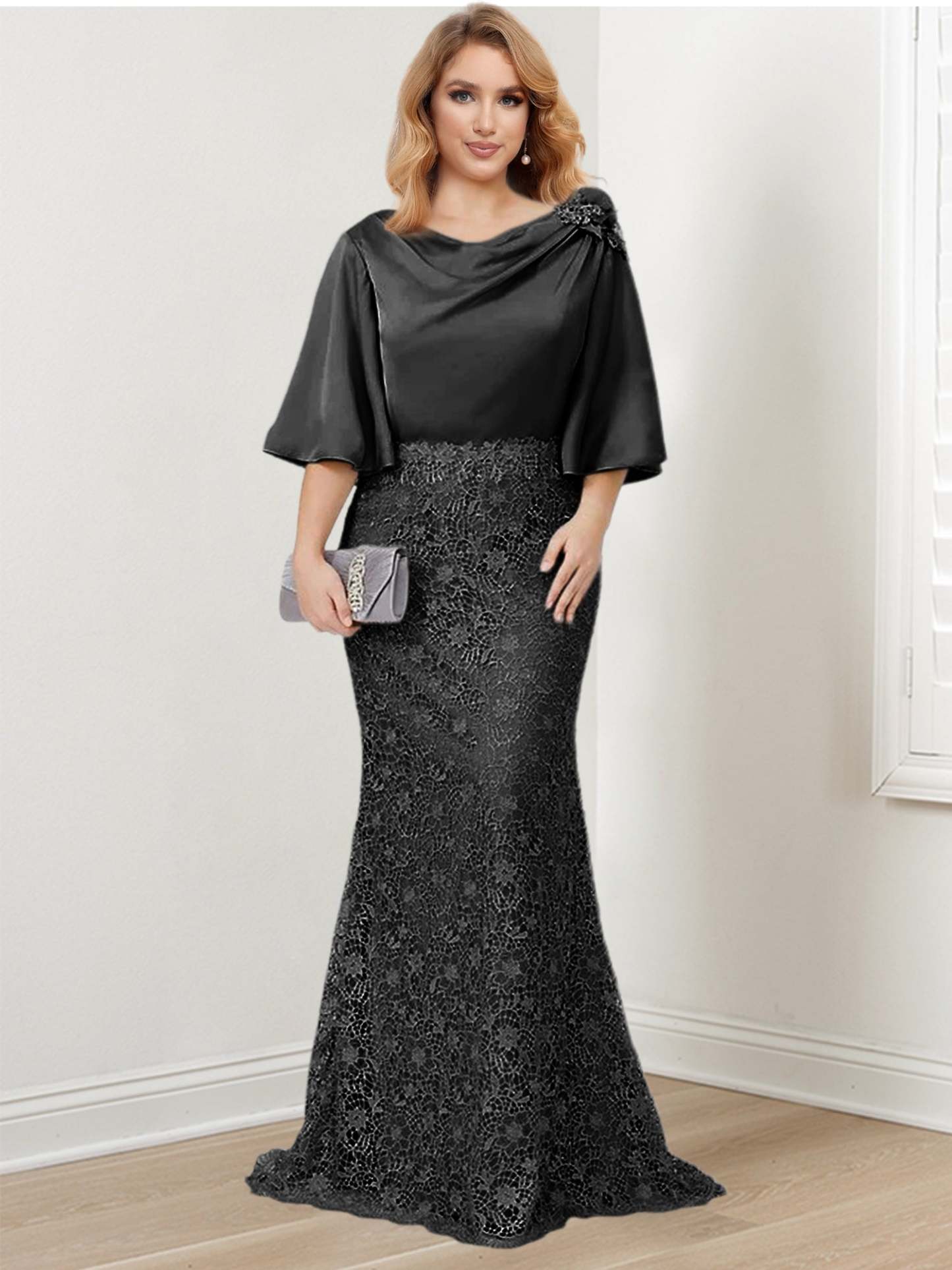 Mother of the Bride Trumpet/Mermaid Dresses Featuring Applique