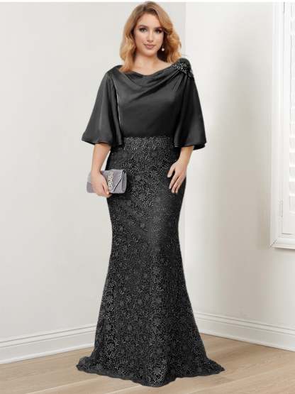 Mother of the Bride Trumpet/Mermaid Dresses Featuring Applique