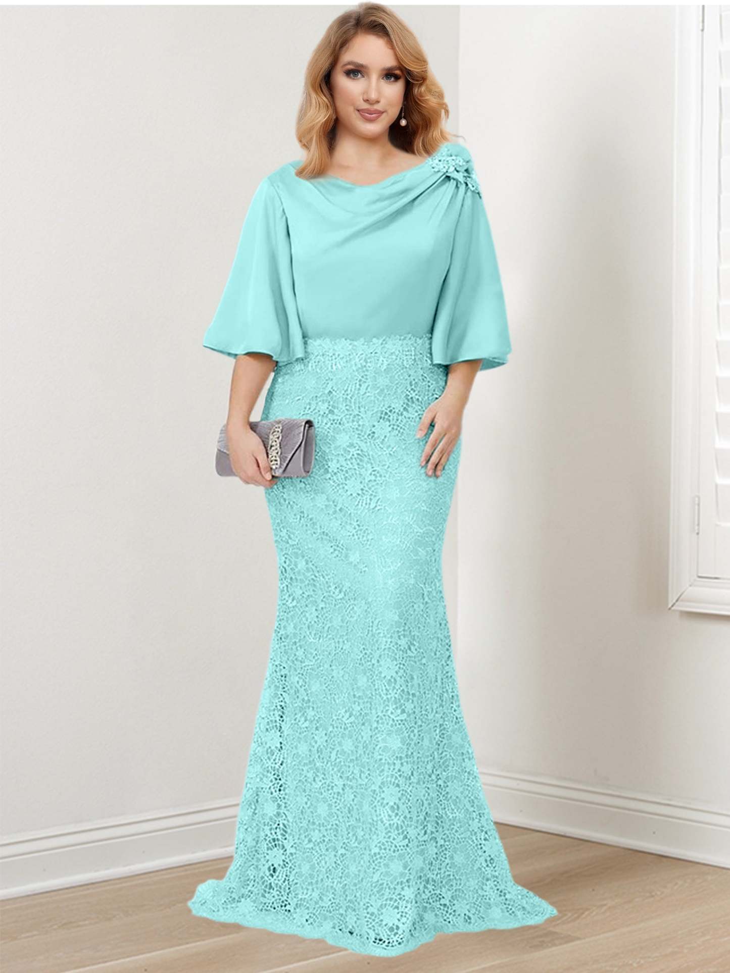 Mother of the Bride Trumpet/Mermaid Dresses Featuring Applique