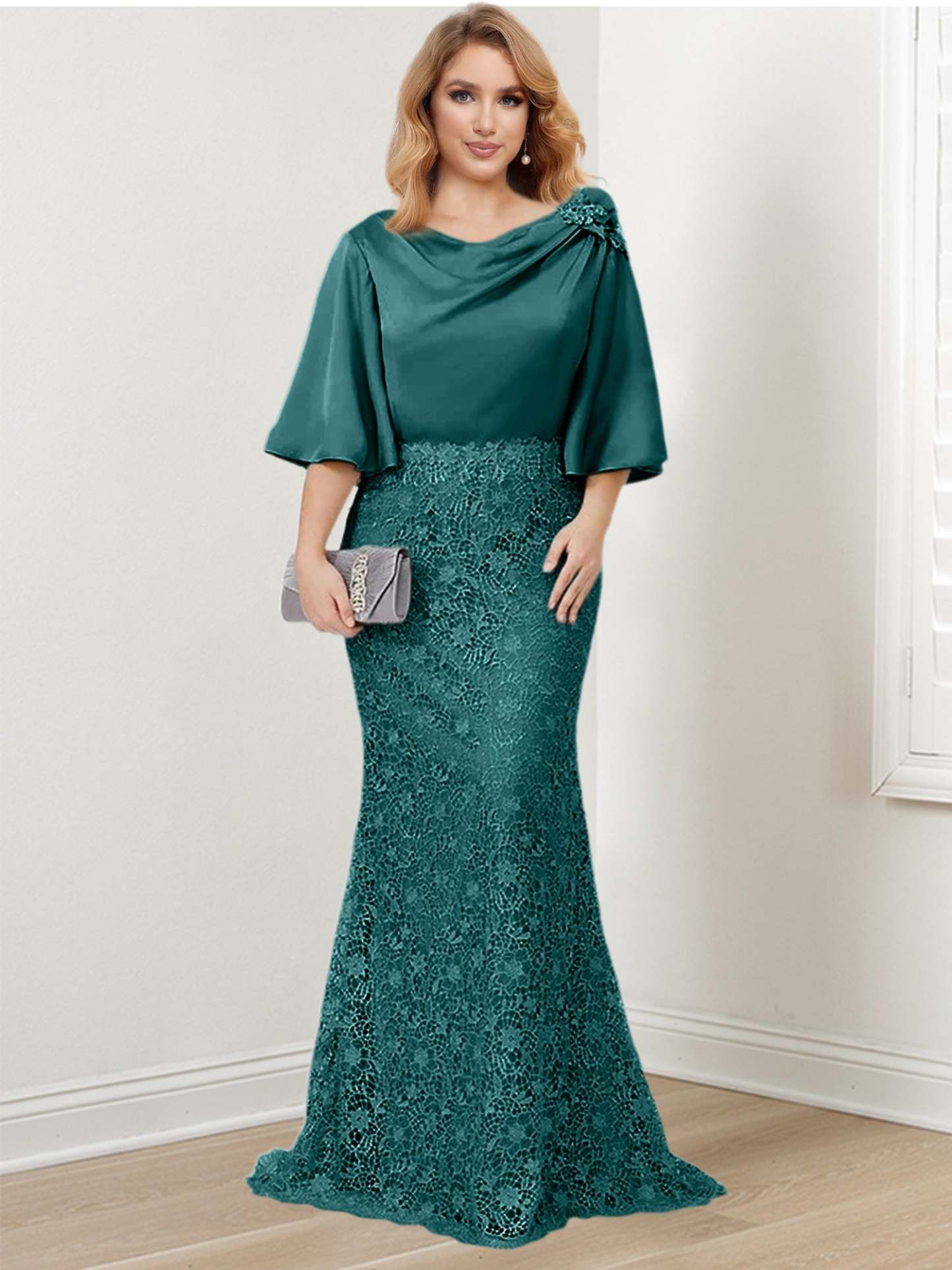 Mother of the Bride Trumpet/Mermaid Dresses Featuring Applique