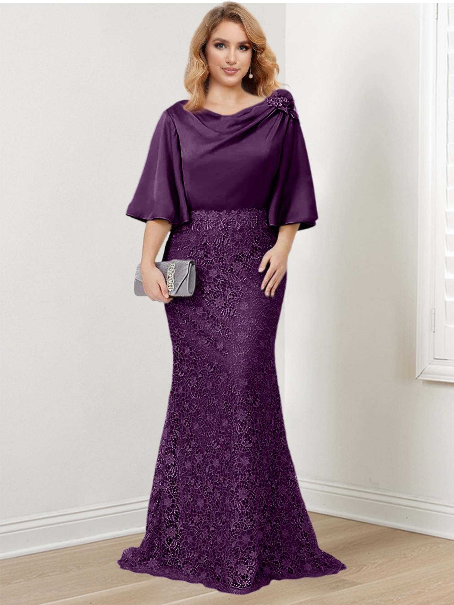 Mother of the Bride Trumpet/Mermaid Dresses Featuring Applique