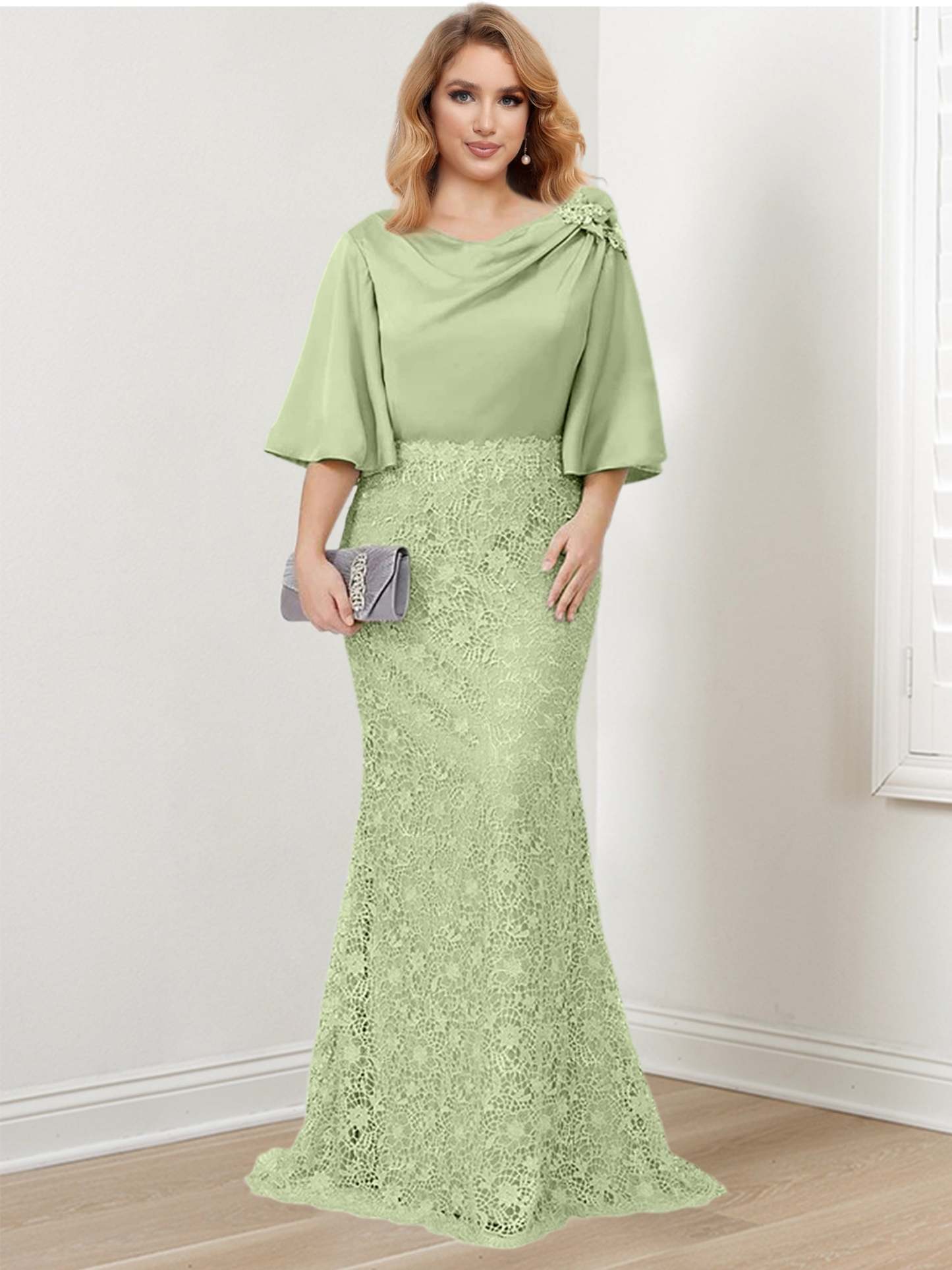 Mother of the Bride Trumpet/Mermaid Dresses Featuring Applique