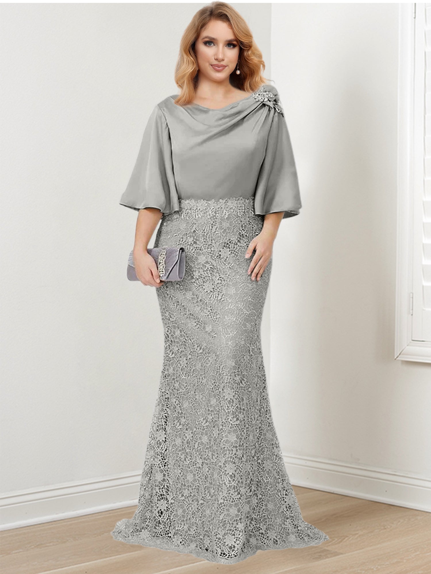 Mother of the Bride Trumpet/Mermaid Dresses Featuring Applique