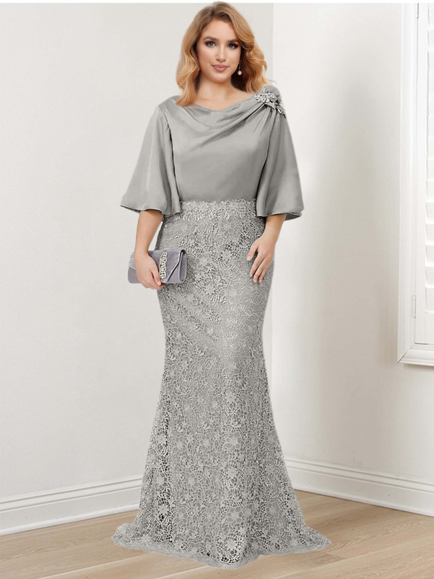 Mother of the Bride Trumpet/Mermaid Dresses Featuring Applique