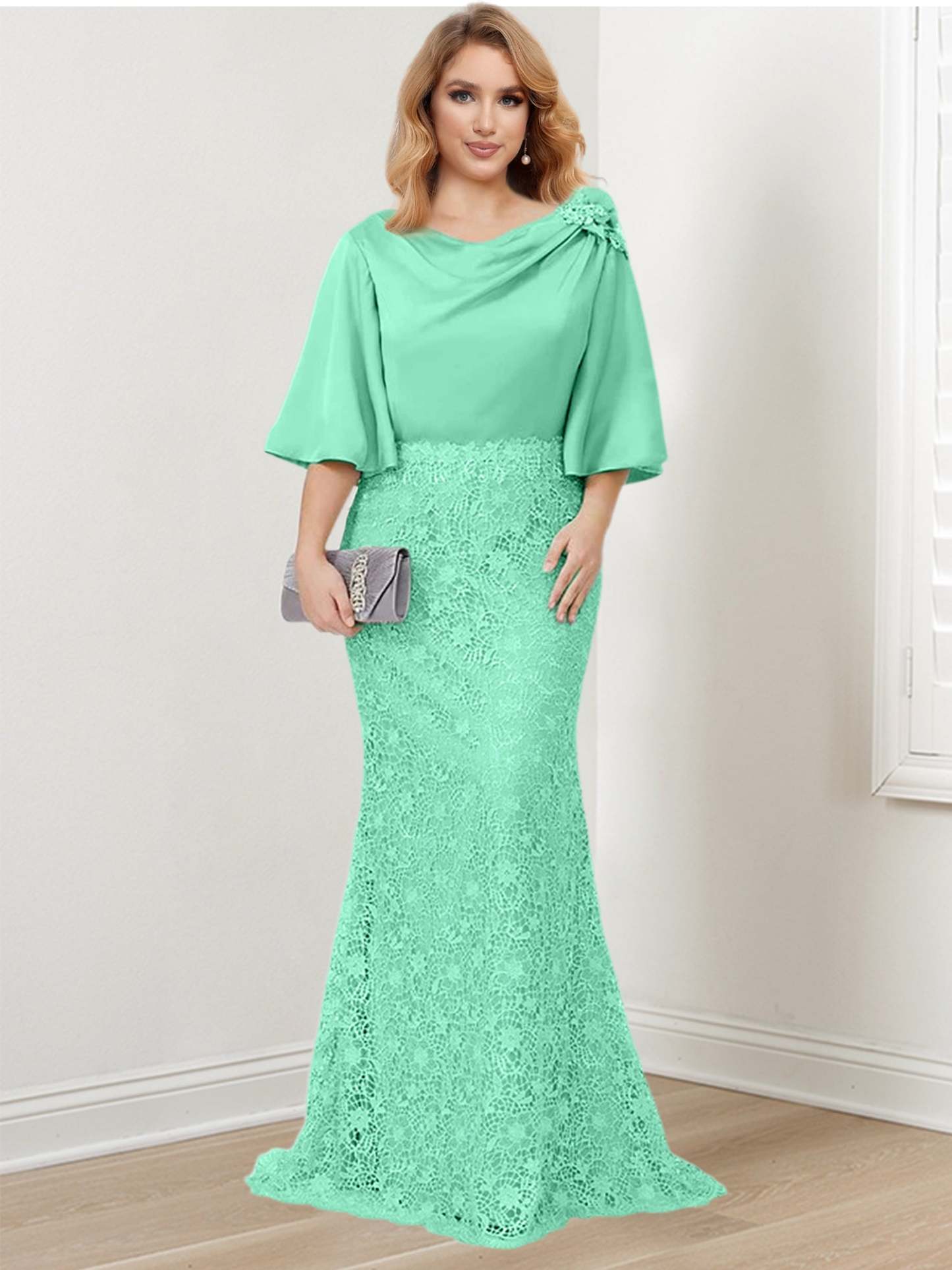 Mother of the Bride Trumpet/Mermaid Dresses Featuring Applique