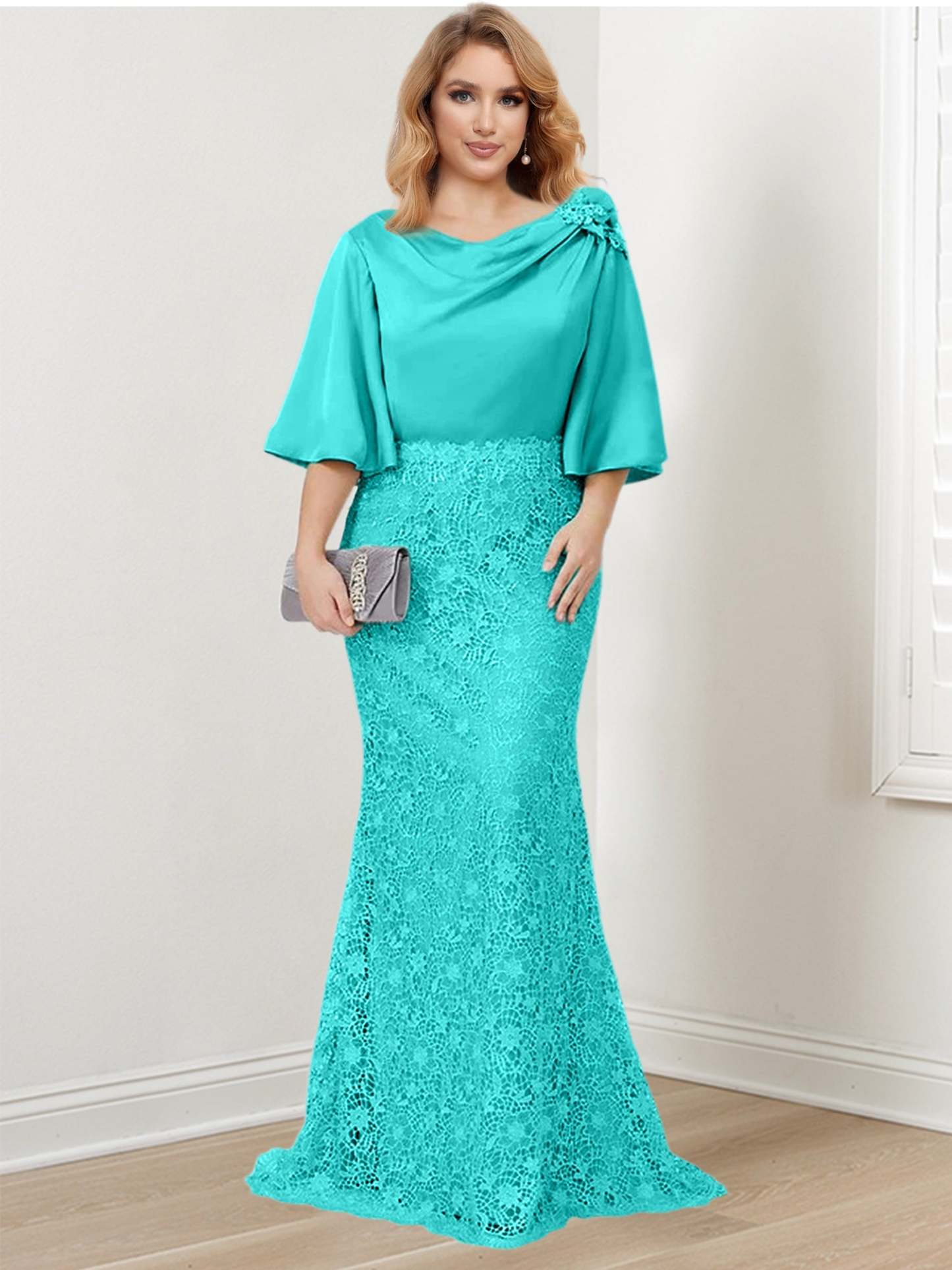 Mother of the Bride Trumpet/Mermaid Dresses Featuring Applique
