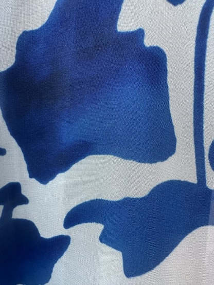 Princess A-Line V-Neck Floral Mother of the Bride Dress with 3/4 Sleeves and Ankle Length