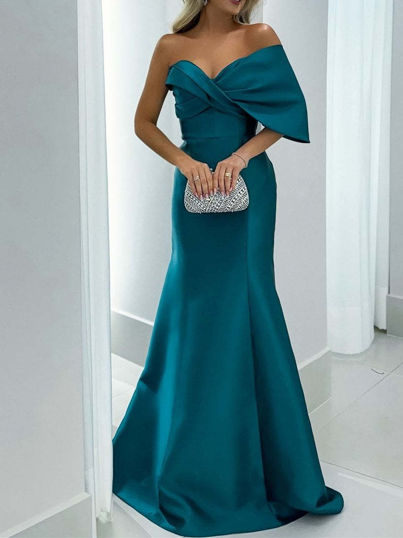Pure Color Sweetheart Floor-Length Mermaid/Trumpet Mother of the Bride Dresses