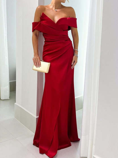 Pure Color Sweetheart Floor-Length Sleeveless Mermaid/Trumpet Mother of the Bride Dress