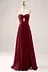 Gorgeous Fuchsia Strapless Cut Out Draped Pleated Prom Dress