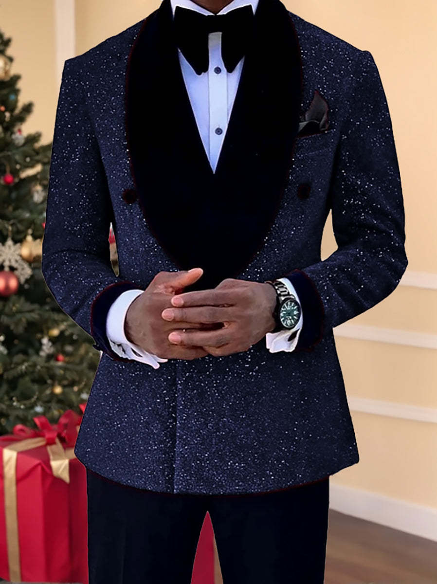 Single-Button Tailored Men's Wedding Suit In Two Pieces