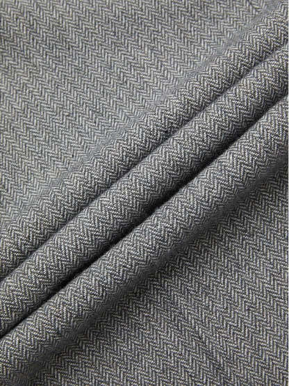 Classic Two-Button Tweed Sport Blazer For Men In Plus Sizes