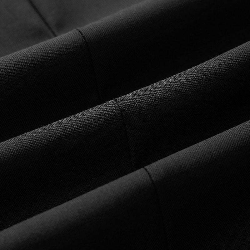 Standard Fit Two-Button Single Breasted Solid Colored Men's Wedding Suit Set