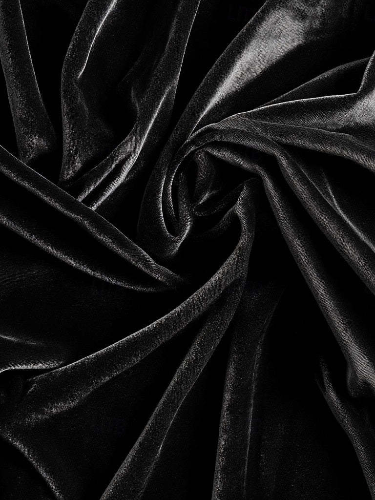 Classic Black Velvet Blazer For Men - Single-Button Vintage Party Jacket