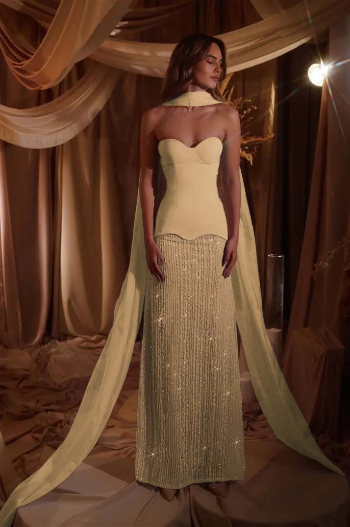 Sweetheart Strapless Sleeveless Long Prom Dress With Beading