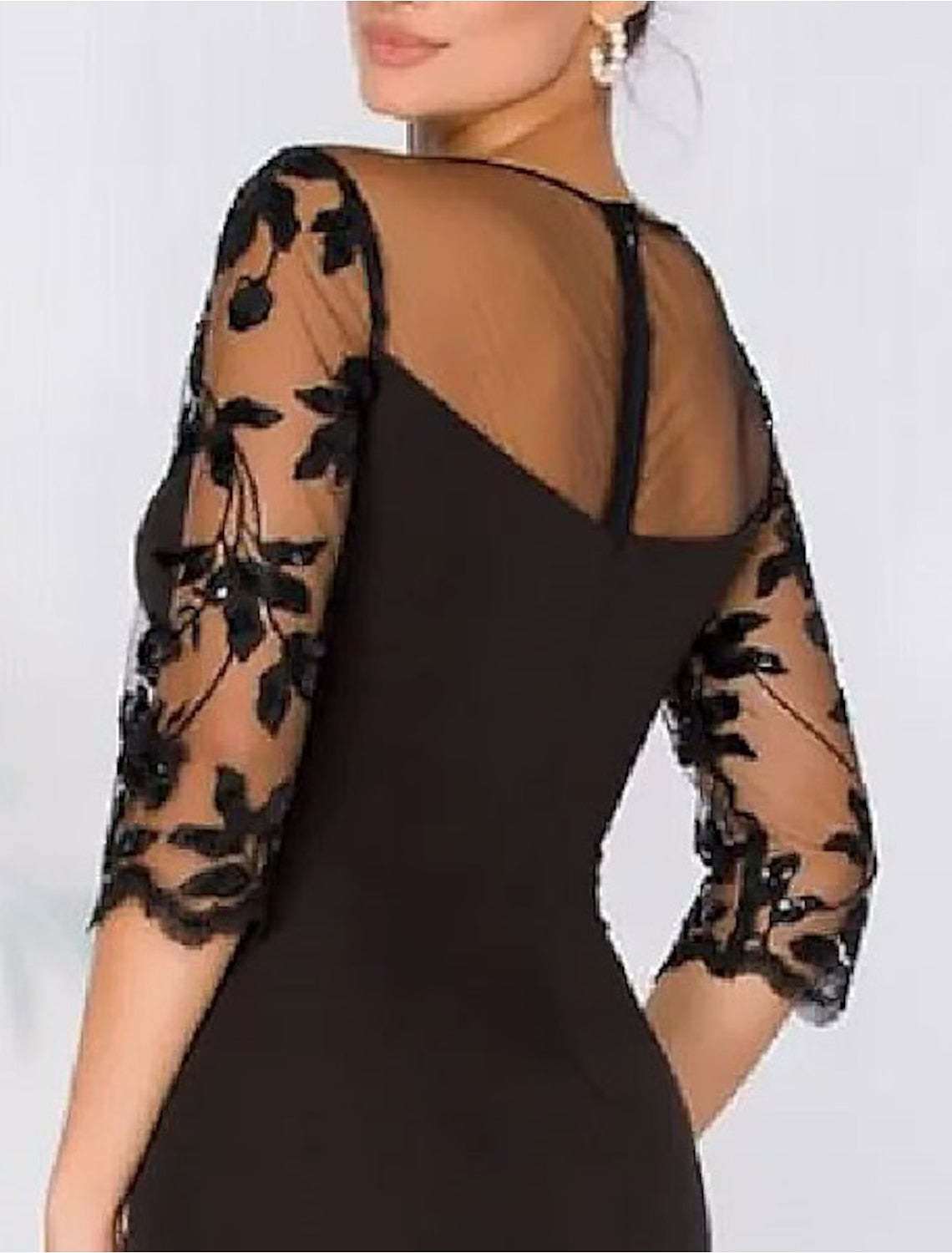 Floor-Length Prom Dresses with Trumpet and Mermaid Scoop