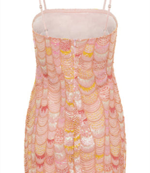 Strapless Mini Homecoming Dress with Mermaid Spaghetti Straps