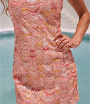 Strapless Mini Homecoming Dress with Mermaid Spaghetti Straps