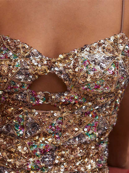 Strapless Mini Homecoming Dress with Spaghetti Straps