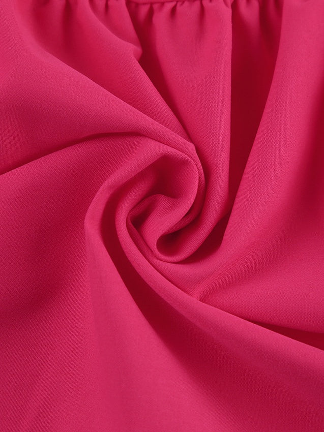 Square Neck Princess A-Line Mini Dress with Long Sleeves for Party or Homecoming