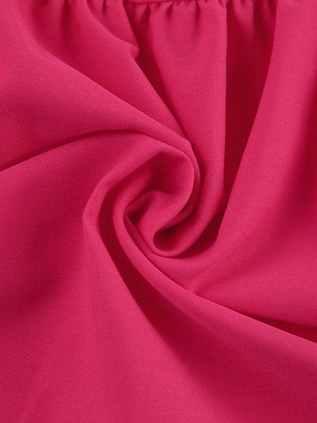 Square Neck Princess A-Line Mini Dress with Long Sleeves for Party or Homecoming