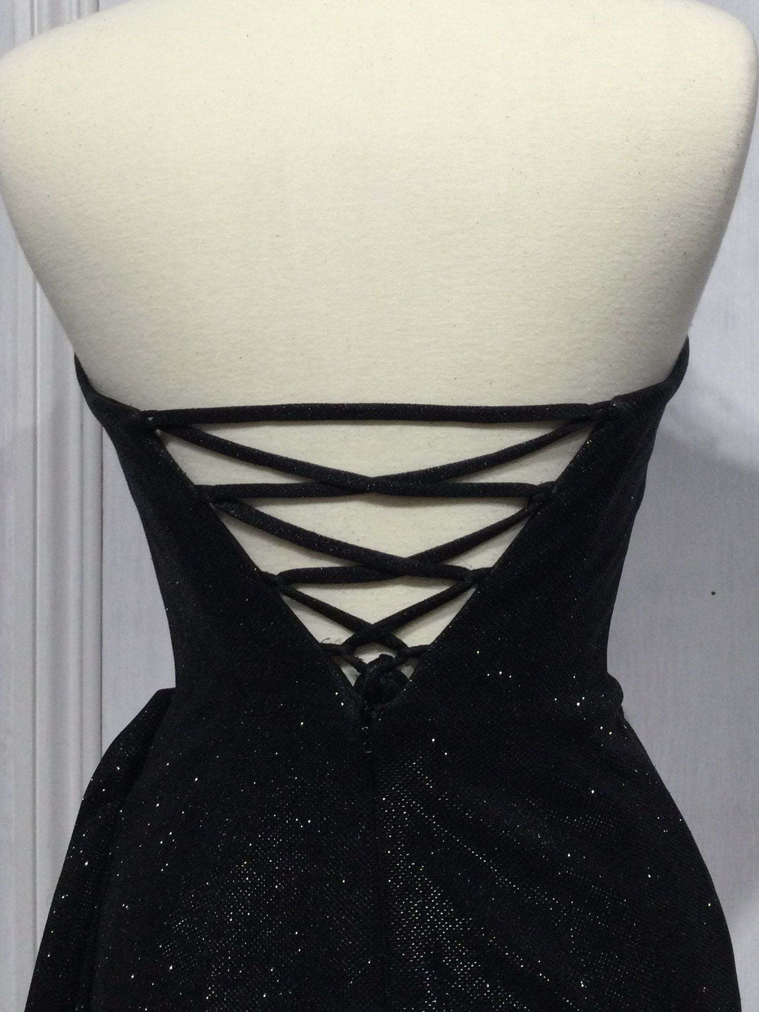 Strapless Sleeveless Floor-Length Mermaid/Trumpet Prom Dress with Side Split