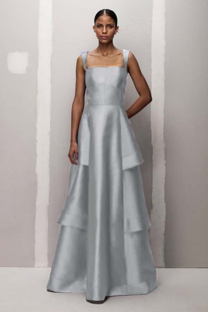 Charming Straps Sleeveless High Waist Long Prom Dress With Pleated