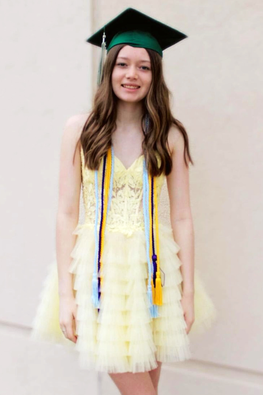 Lemon Yellow A Line Corset Ruffled Short Homecoming Dress