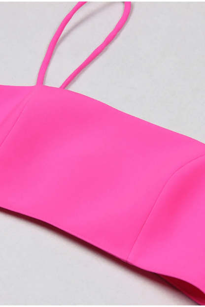 3-Piece Fuchsia Double-Breasted Suit for Women's Prom