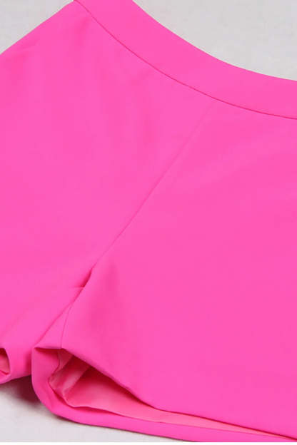 3-Piece Fuchsia Double-Breasted Suit for Women's Prom