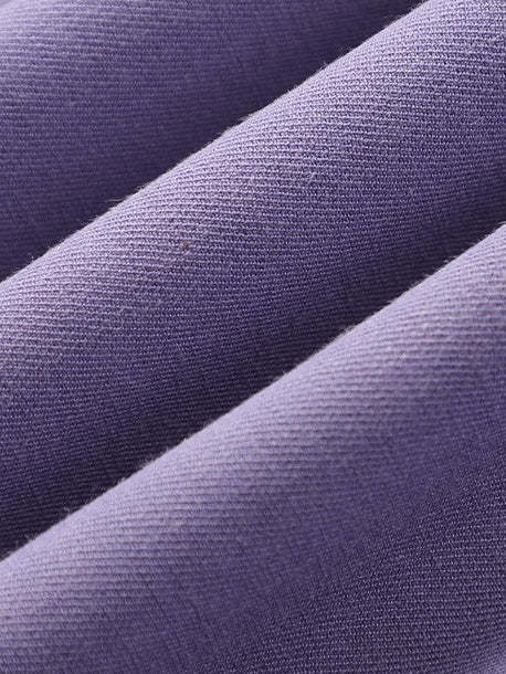 Double Breasted 2-Piece Suits For Women In Purple Peak Laple Satin